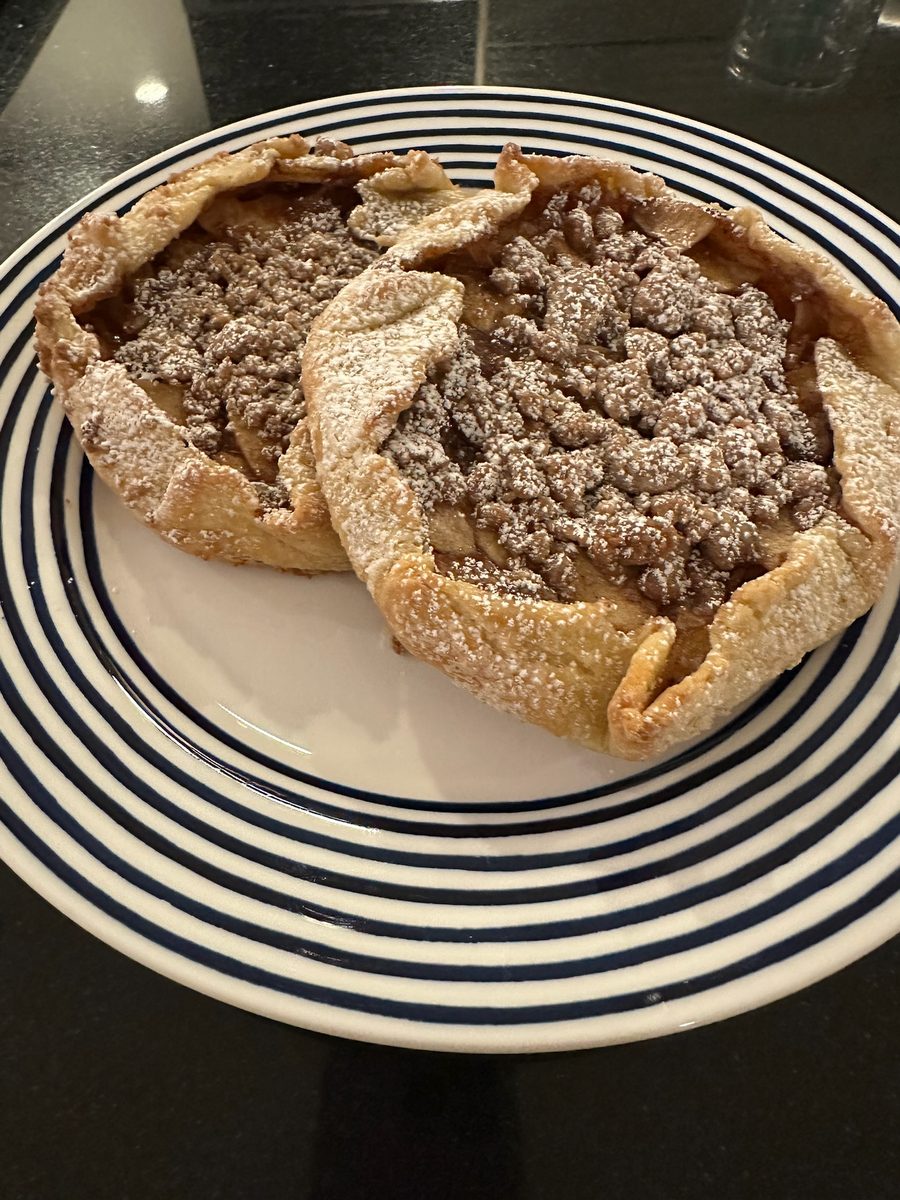 Apple galette for Rosh Hashanah