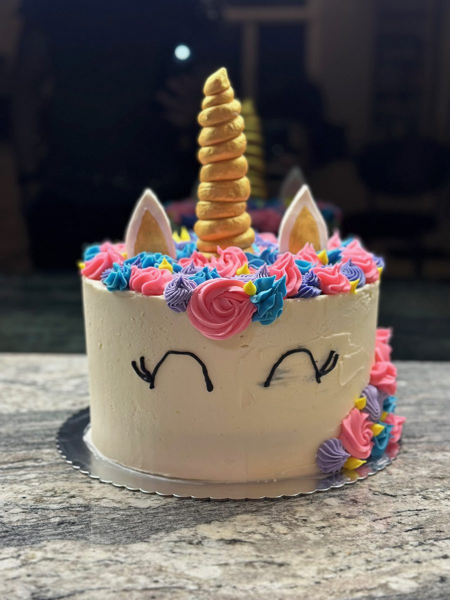 Unicorn birthday cake